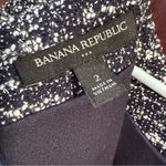 Banana Republic Banana Republic Blue & White Mini Crew Neck Short Sleeve Dress Sz 2 Photo 4