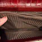 Vintage America Deep Red Crossbody eel Bag Brown Photo 3