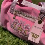 Juicy Couture Pink Travel Bag duffle bag with Gold Accents weekender Photo 1