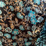 MISA Los Angeles Blue and White Ruffled Mini Dress Photo 3