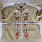 Look East Linen Blend Long Sleeve Shacket… Shirt Jacket. Size Medium Photo 4