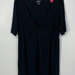 Isabel Maternity  BLACK V-NECK NURSING FEATURE LIGHTWEIGHT PULLOVER SIZE XXL Photo 0