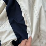 Vintage Mullberry Street Nautical Jacket Cream Navy Medium Blue Photo 8