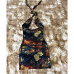 Cute sexy dress that shows cleavage Blue Size XS Photo 2