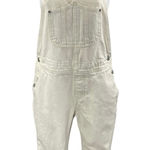 Old Navy Womens Cream Sleeveless Pocket Straight Leg Overall Jumpsuit Size 4 Photo 0