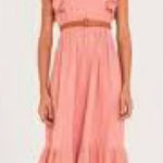 Ba&sh  Joyce Cotton Rose Midi Dress Size XS‎ Photo 0