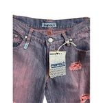 Parso's‎ acid wash pink and purple unique jeans Size 4 Photo 3