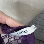 Just fab lace midi dress size large deep plum Photo 8