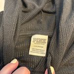 PINK - Victoria's Secret Pink Women’s Woven Black Hoodie Cropped Size Large Photo 1
