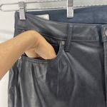 Gap  70s flare high rise faux leather pants street wear date night concert Photo 2