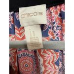 Chico's  Boho Bohemian Sleeveless Tassel VNeck Mini Dress Size 1 (medium) tie dye Photo 4