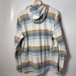 O'Neill Fleece Hoodie Pullover Lightweight Half Zip Polar Striped Beach XL Photo 2