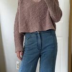 Free People Mauve Pink Soft Sweater Photo 0