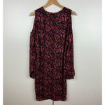 Ralph Lauren Lauren  Womens Red Pink Floral‎ Cold Shoulder Dress Sz 4 | Romantic Photo 7