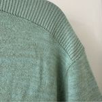 Rag and Bone Light Mint Green Knit V-Neck Short Sleeve Tee, Size S Photo 2