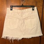 Free People Women's Sidecar Mini Cotton Skirt In White Clay. Size 28 Photo 5