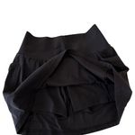 Athleta  Salutation Stash 14 1/2 Skort Black Workout Skirt w/ Shorts SZ Small Photo 4