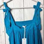 Rose + Olive    Flowy Women's Blue Women's  Bow Style Wide Straps Top Sz M NWT Photo 8