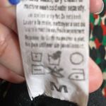 Made in Italy Silk Blend Sheer Sequin Hem Blouse Top Multicolor M Red Size M Photo 5