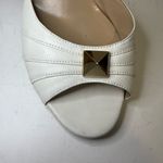 Valentino Garavani Macrostud Rockstud High Heel Sandals Tan White Open Toe 41 Photo 11