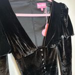 Sugar Thrillz Black Velvet Jumpsuit Size XS Photo 3