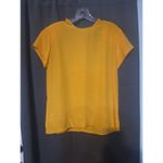 Petite Sophisticate Gold Blouse, Women's Size 10, Short Sleeve Career Casual Top Photo 1