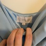 Revelry Slouch Neck Bridesmaid Maxi Dress size 6 Blue Photo 5