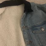 Brandy Melville John Galt Fur Denim Jacket Photo 2