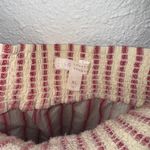 LC Lauren Conrad Red and White Blouse Photo 1