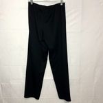 Nike Womens Pants Medium Black Sweat Jogger Dri Fit Swoosh Casual Ribbed Photo 3