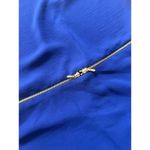 Sandro $ 415 NWT  Paris Silk Royal Blue Ravissante Zipper Waist Dress Size 3 Photo 2