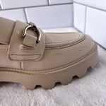 Chelsea and Violet Vera Leather Loafers Cream 8.5B Slip On Lug Sole Platform Photo 7