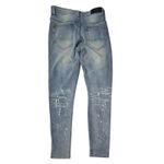DNA Premium Painted Embellished Ripped Destroyed Blue Jeans 30 Streetwear Grunge Photo 8