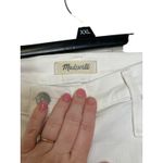 Madewell  Women's Jeans Ripped Skinny Cropped‎ 9” High-Rise Denim White Size 36 Photo 3