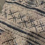 Vocal Vintage Y2K oversized long sweater lightweight knit burnout graphic top sparkles Photo 8