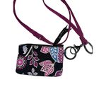 Vera Bradley ID/Card Holder Wristlet Removeable Lanyard 3x5 Keychain School Work Photo 2