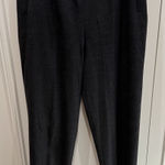 Worth Wool Cashmere Dress‎ Pants Dark Gray Career Office Classic Minimalist Size 12 Photo 0