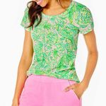 Lilly Pulitzer Womens Size Medium Etta Scoop Neck Mandevilla Baby Fins Flippers Photo 0