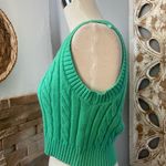 Streetwear Society  Teal Cable Knit Sweater Vest size XS Photo 1