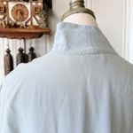 Vintage Silk Baby Blue Blouse Size M Photo 4