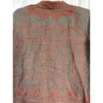 Johnny Was Embroidered Duster Kimono Open Front Bohemian Cardigan Photo 5