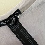 Eileen Fisher 100% Virgin Merino Wool Bateau Neck Top in Insky Photo 4