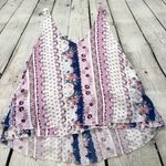 Living Doll Floral Paisley Boho Tank Top Photo 5