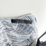 Jenni Kayne Long Sleeve Leaf Printed Silk Shorts Romper One Piece Gray XS Photo 2