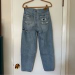 American Eagle  Relaxed Mom Jean Distressed High Rise Womens 6 Photo 8