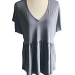 Torrid Super soft babydoll top, short sleeves, v neck, lots of stretch, excellent condition, size 1x Measurements: Bust: armpit to armpit 25 inches Length: shoulder seam to bottom 29 inches Photo 1