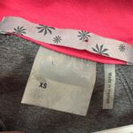 Athleta Grey Pink Zip Up Athletic Jacket Peplum Ruffle Detail Women's XS Photo 3