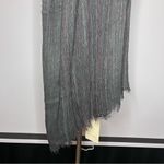 Anthropologie // SEE U SOON Charcoal Stripe Shimmer Scarf NWT 20175003 Photo 6