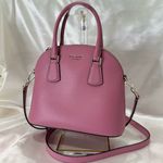 Kate Spade New  Sylvia Dome Satchel Bag Crossbody Medium Blustery Pink Feminine Photo 4