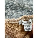 American Eagle  Pale Goldenrod Yellow Cream Floral One Shoulder Jumpsuit Small Photo 3